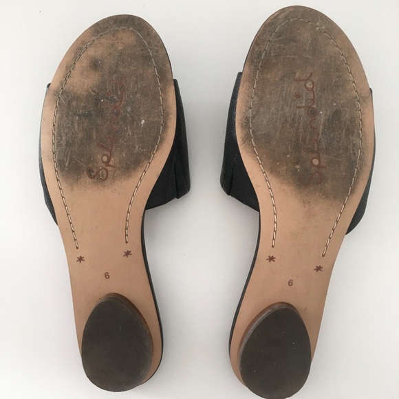 Splendid black Betsy slide sandals - Picture 4 of 8